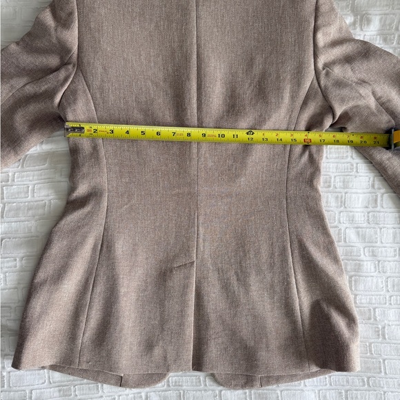 Express Tan Textured Suit- Jacket (M), Pants Size 10 - Picture 9 of 16